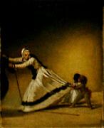 Francisco de Goya, Scene from the palace of the Duchess of Alba